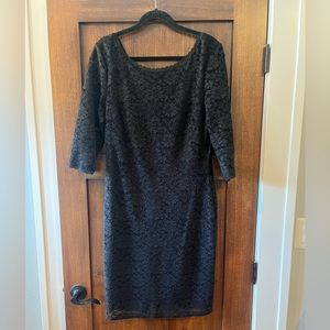 Laundry, Black Lace Cocktail dress, size 14